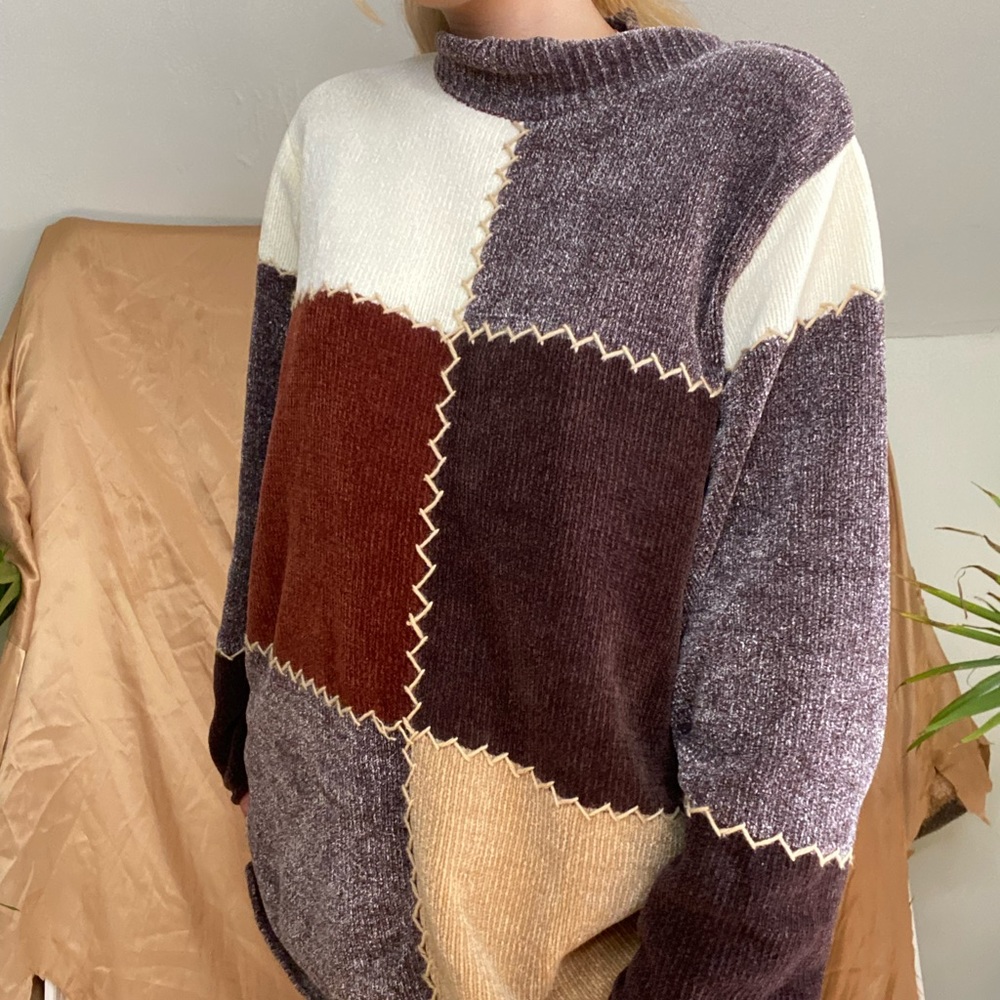 Patchwork Sweater - image 1